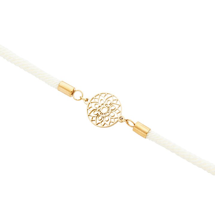 Armband | Feel Good Mandala | Goud - Afbeelding 2