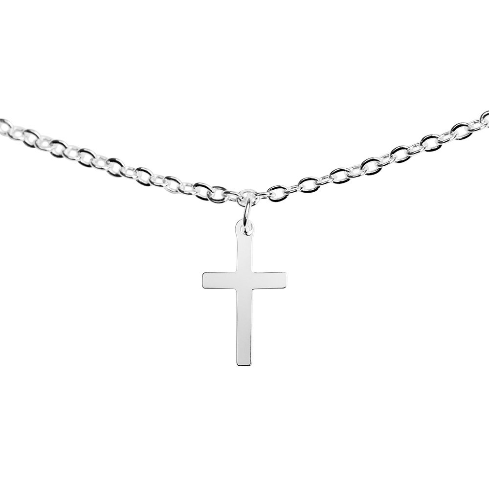 Armband | Kruis Bless You | Zilverkleurig - Afbeelding 2