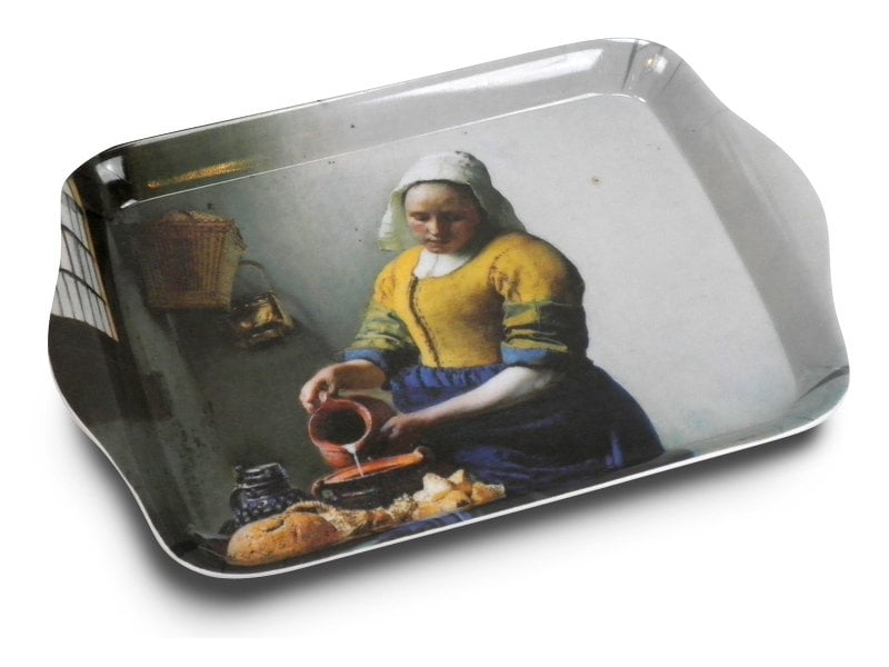 Mini Dienblad | Vermeer Het Melkmeisje | 21 x 14 cm - Afbeelding 2