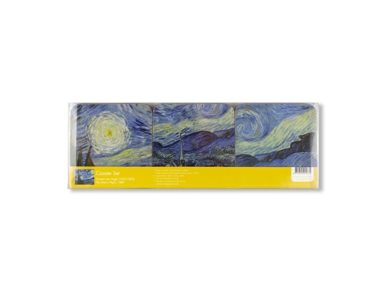 Onderzetters | Van Gogh Sterrennacht | Set van 6 - Afbeelding 3