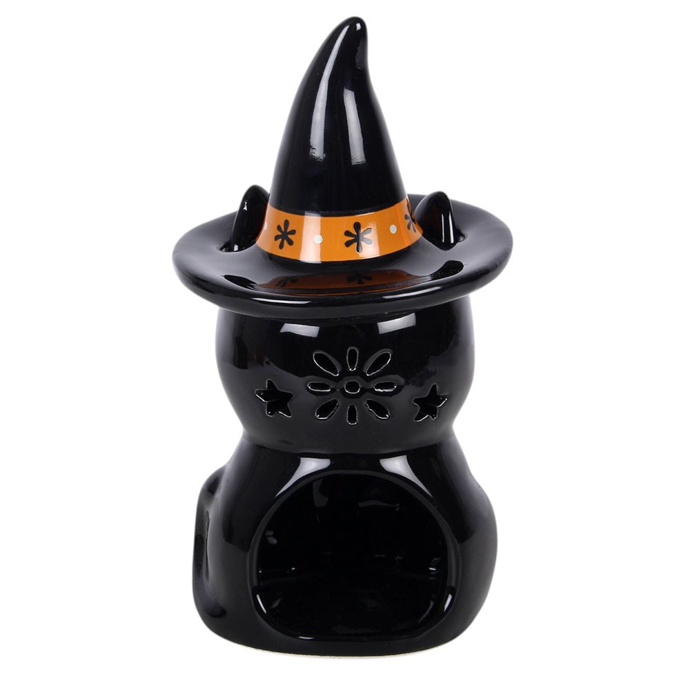 Oliebrander | Zwarte Kat Folk Art | 19 cm - Afbeelding 5