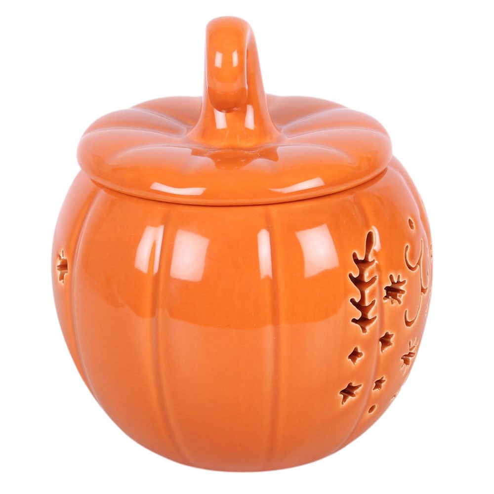 Oliebrander & Waxwarmer | Folk Pompoen | Oranje | 14 cm - Afbeelding 4