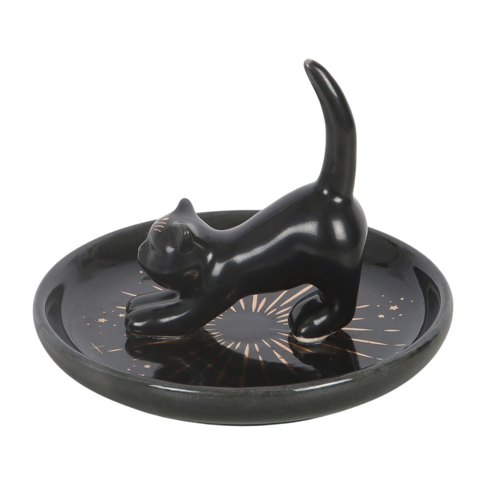 Sieradenschaaltje | Zwarte Kat | 10,8 cm - Afbeelding 3