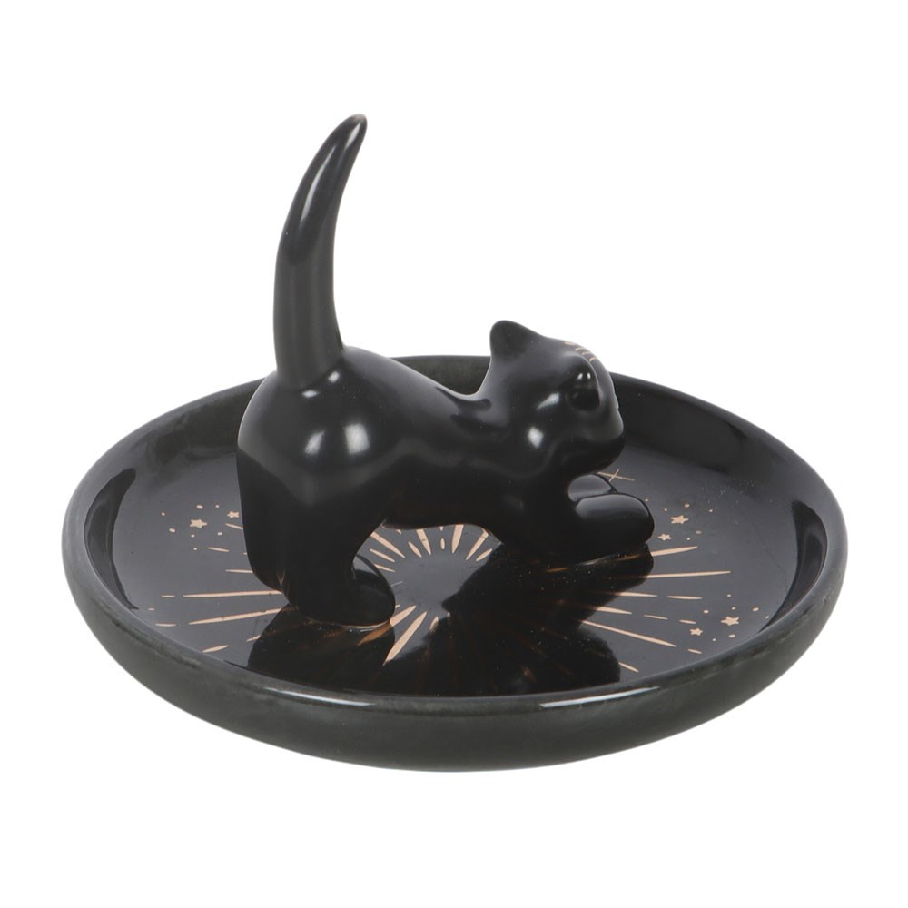 Sieradenschaaltje | Zwarte Kat | 10,8 cm - Afbeelding 4